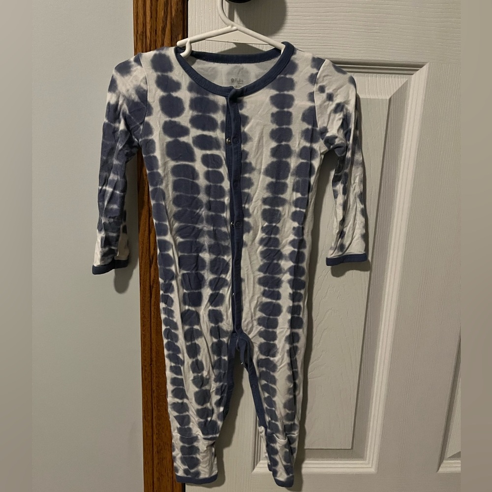 Kyte Baby steel ripetide snap romper size 18-24 months